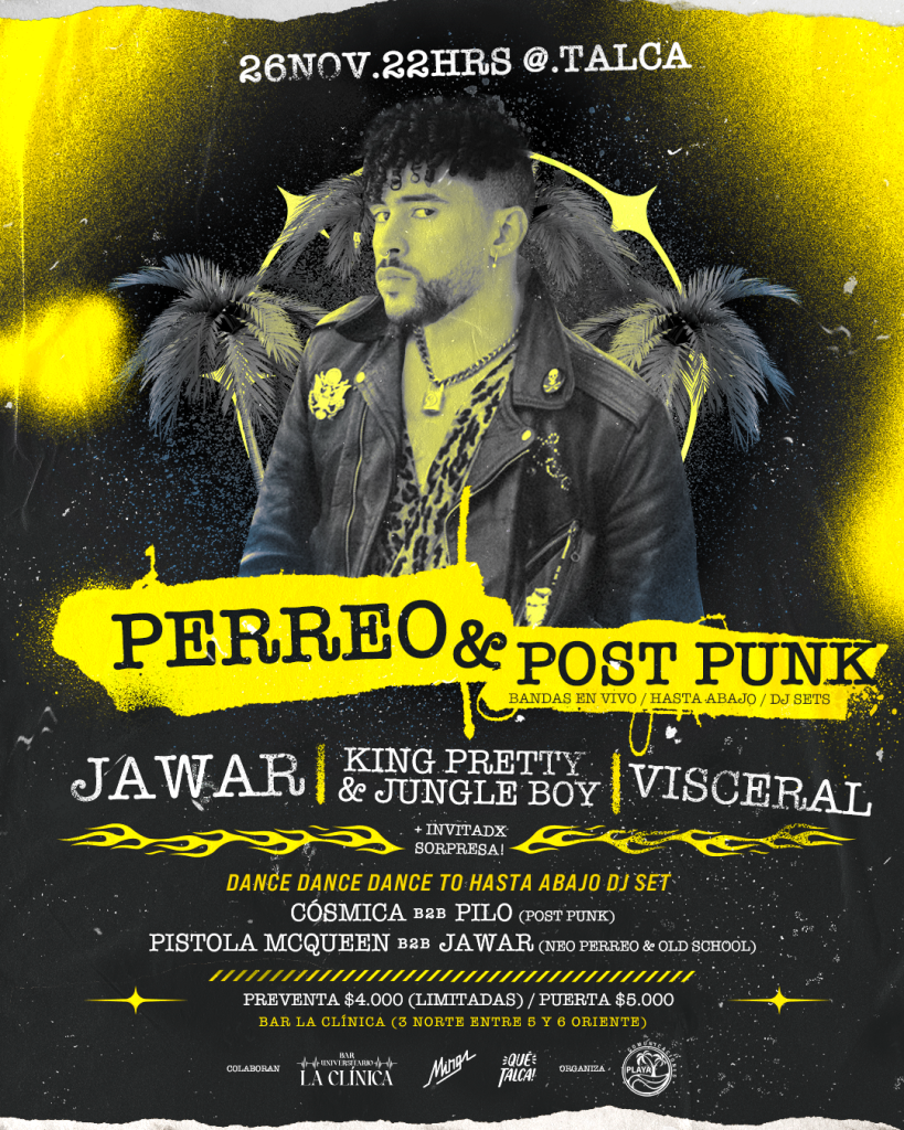 Se viene la primera fiesta de Perreo & Postpunk en Talca - Revista Minga